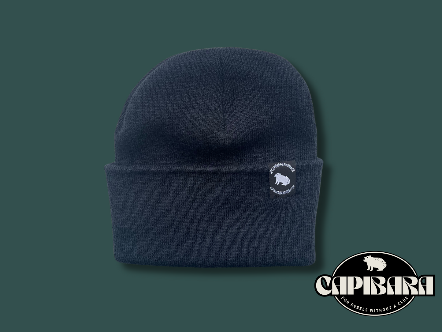 Capibara beanie in Navy Blue