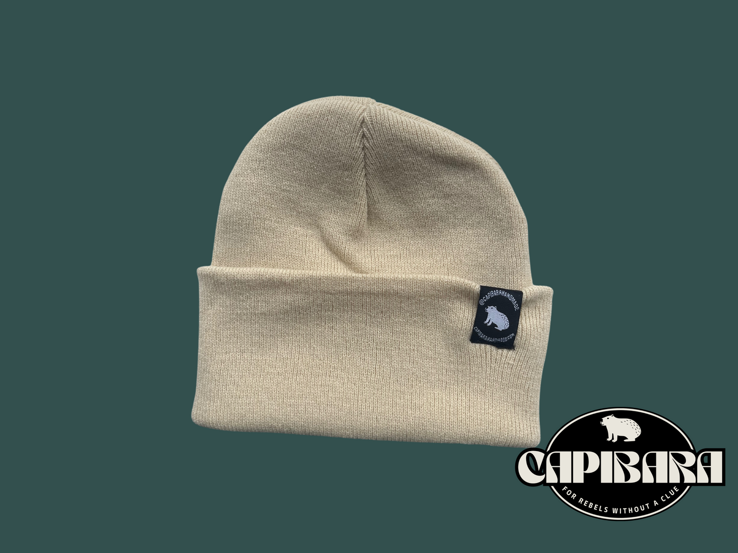 Capibara beanie in Sand