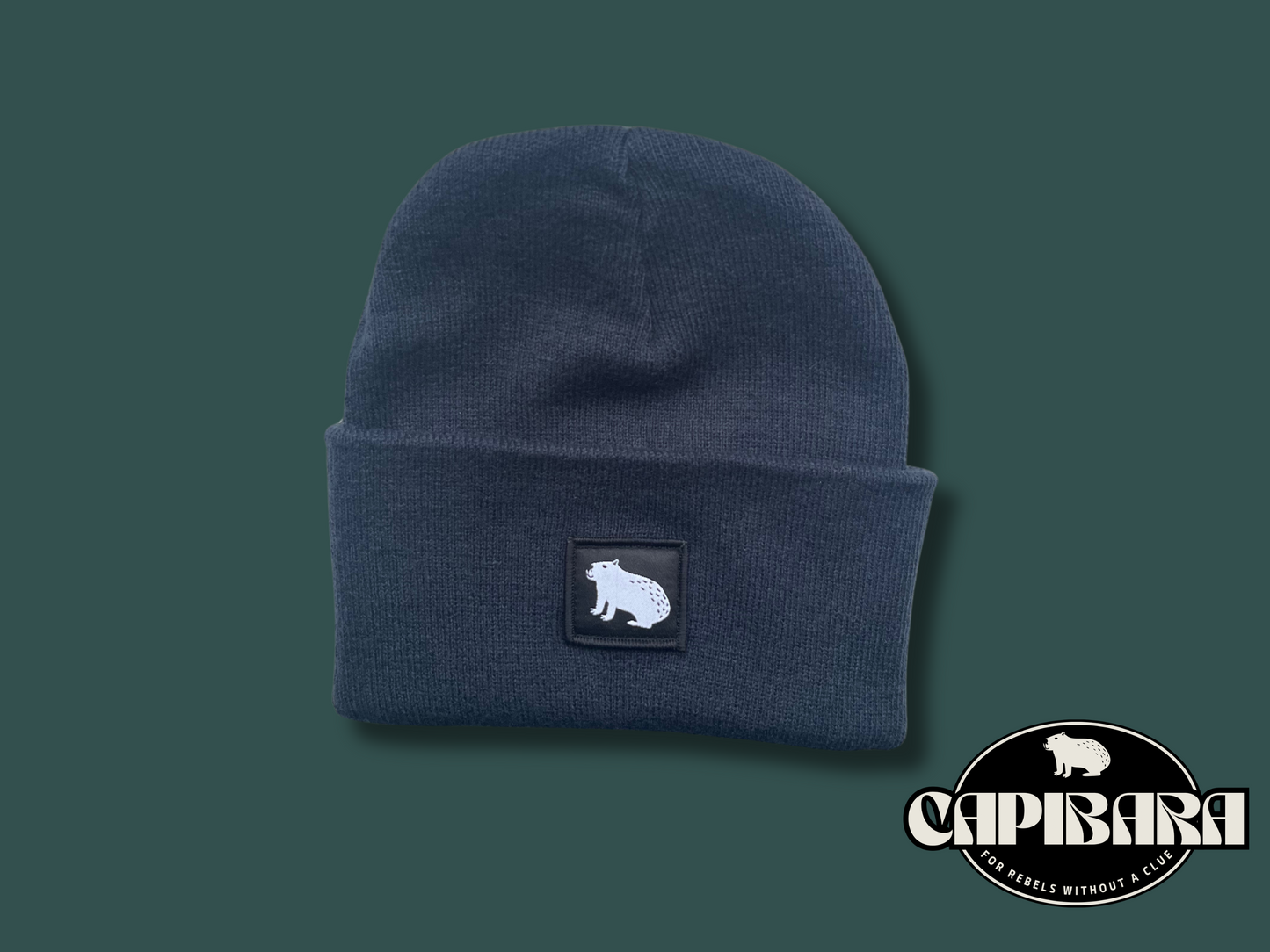 Capibara beanie in Navy Blue