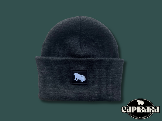 Capibara beanie in Soft Charcoal