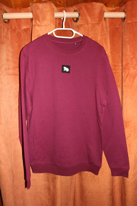 Capibara sweater in Burgundy Red