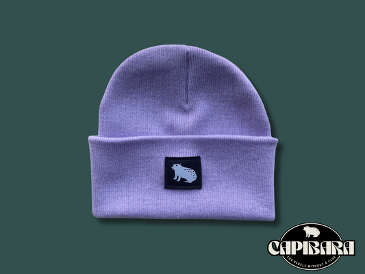 Capibara beanie in Lavender