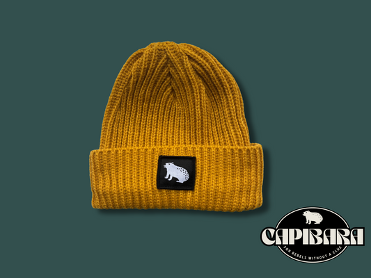 Docker Beanie in Mustard Yellow