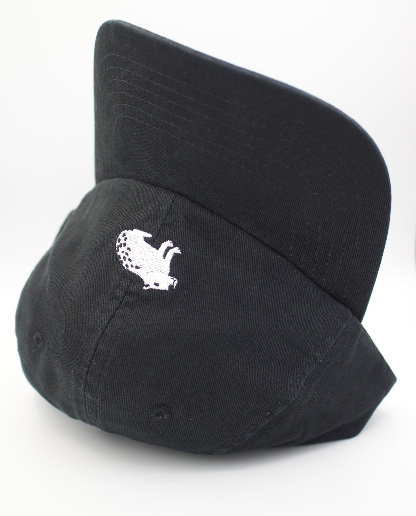 Capibara Dad Cap in Black