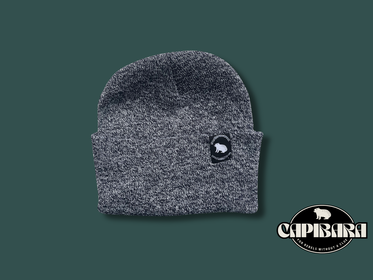 Capibara beanie in Antique Gray