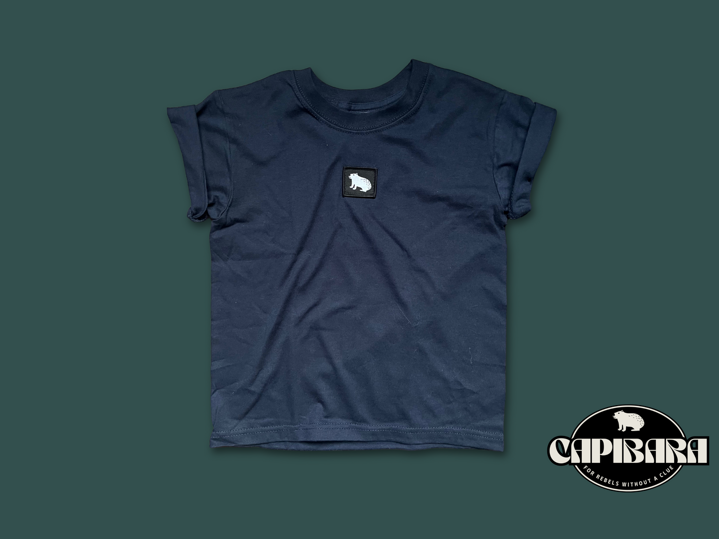 Capibara T-shirt in Navy blue